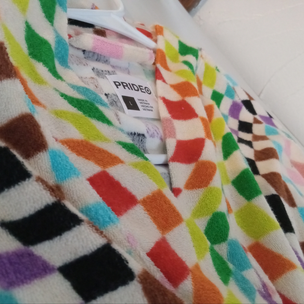 Pride Checker Bathrobe